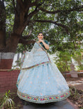 Designer Organza Lehenga Choli