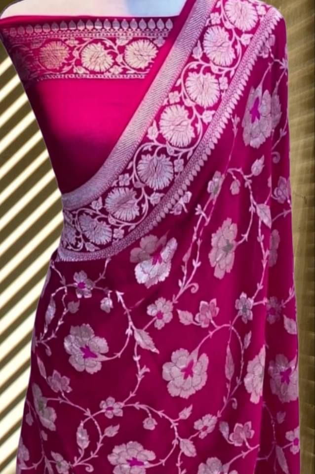 Boutique Designer Soft Lichi Silk Saree