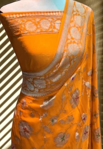 Boutique Designer Soft Lichi Silk Saree