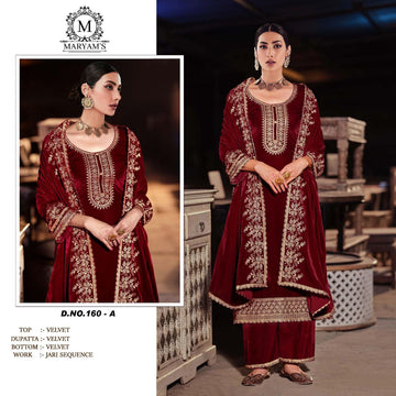 Maryams 160 Pure Viscos Velvet Salwar Kameez Collection