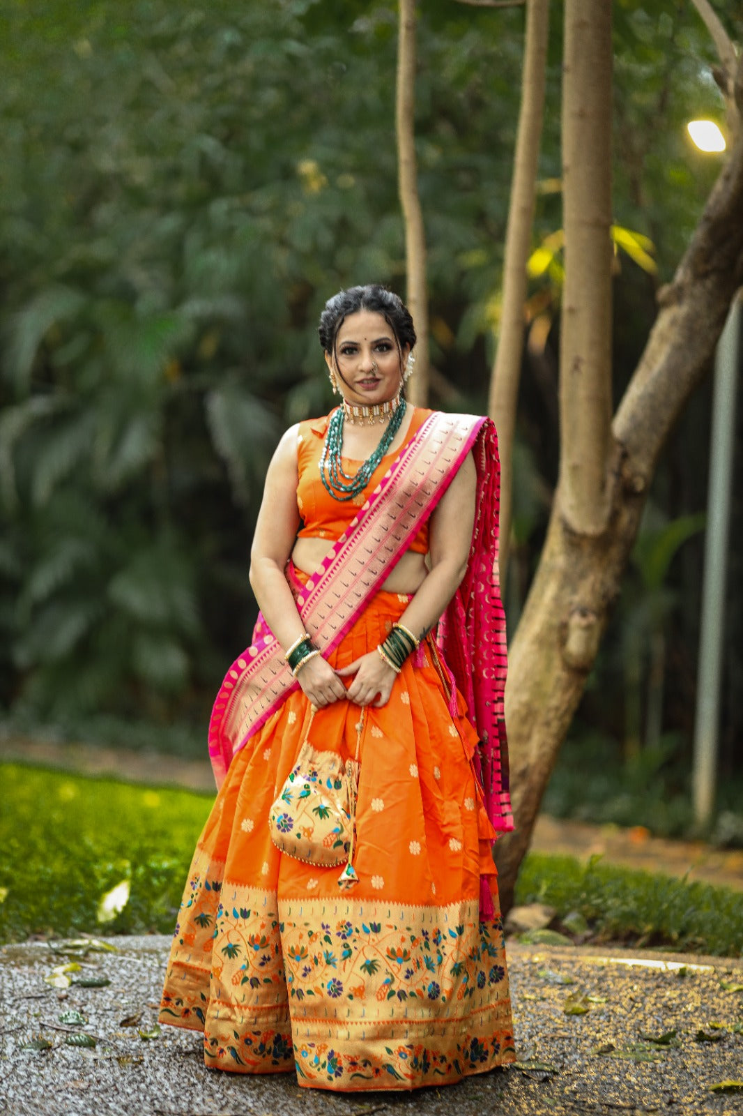 Beautiful Designer Paithani Lehenga Choli Design No 2015