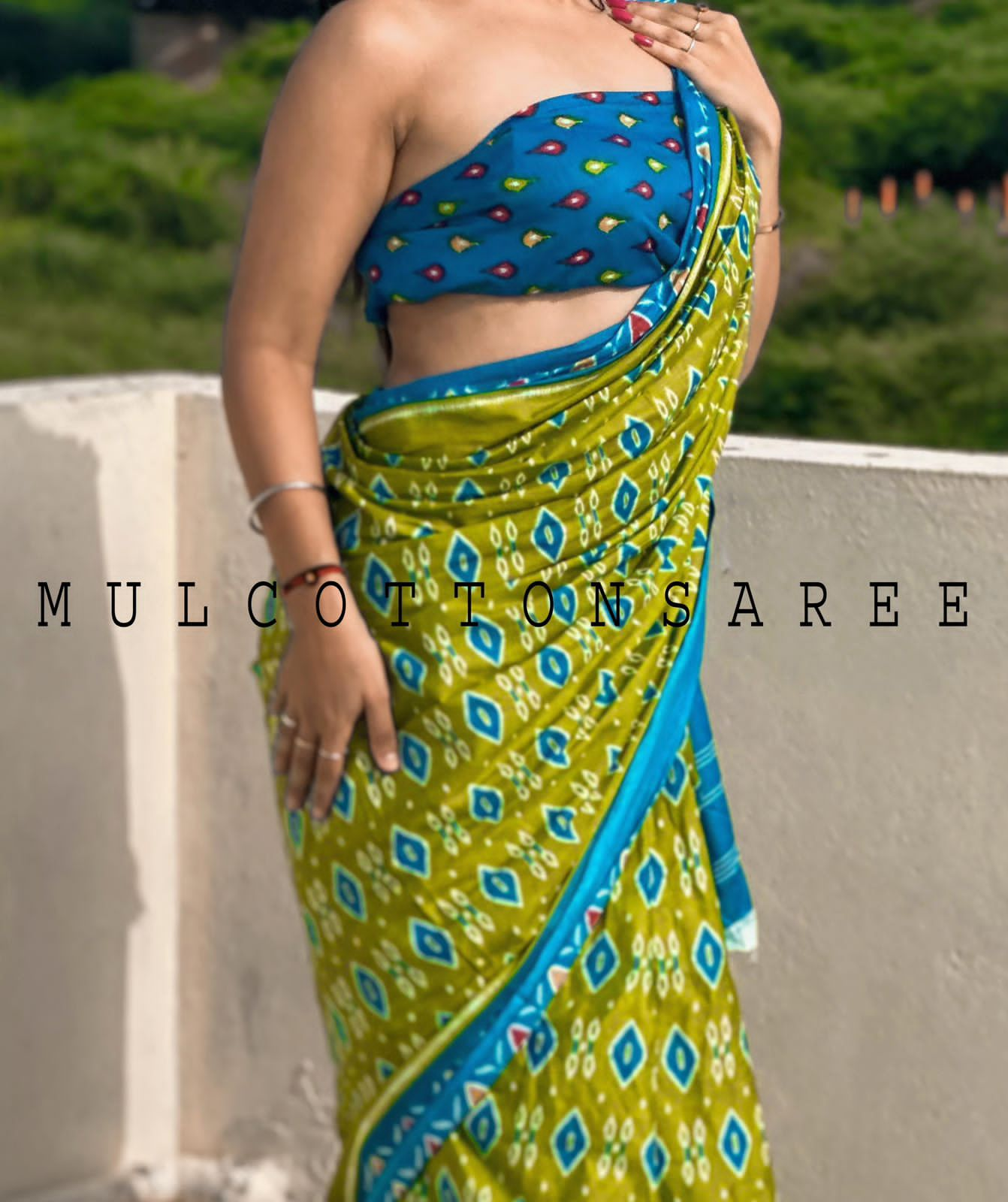 Beautiful Designer Pure Soft Cotton Saree