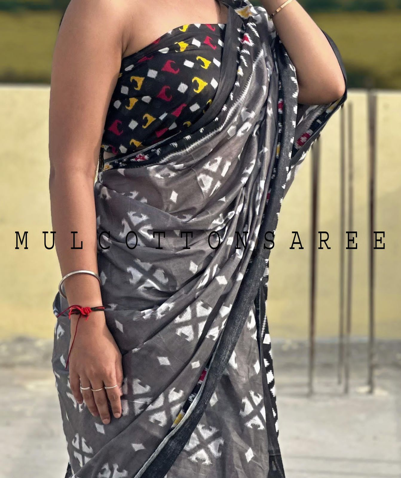 Beautiful Designer Pure Soft Cotton Saree