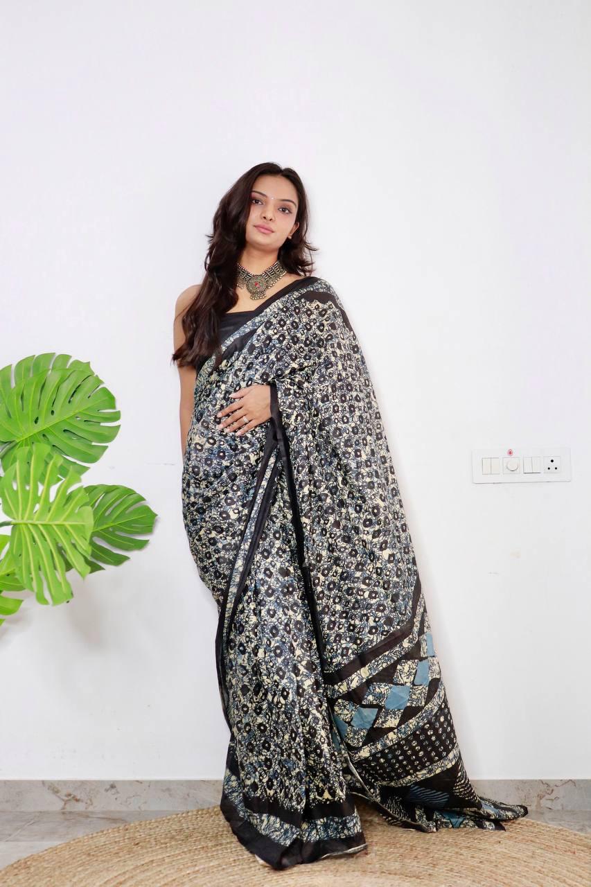 Beautiful Designer Pure Soft Cotton Sarees