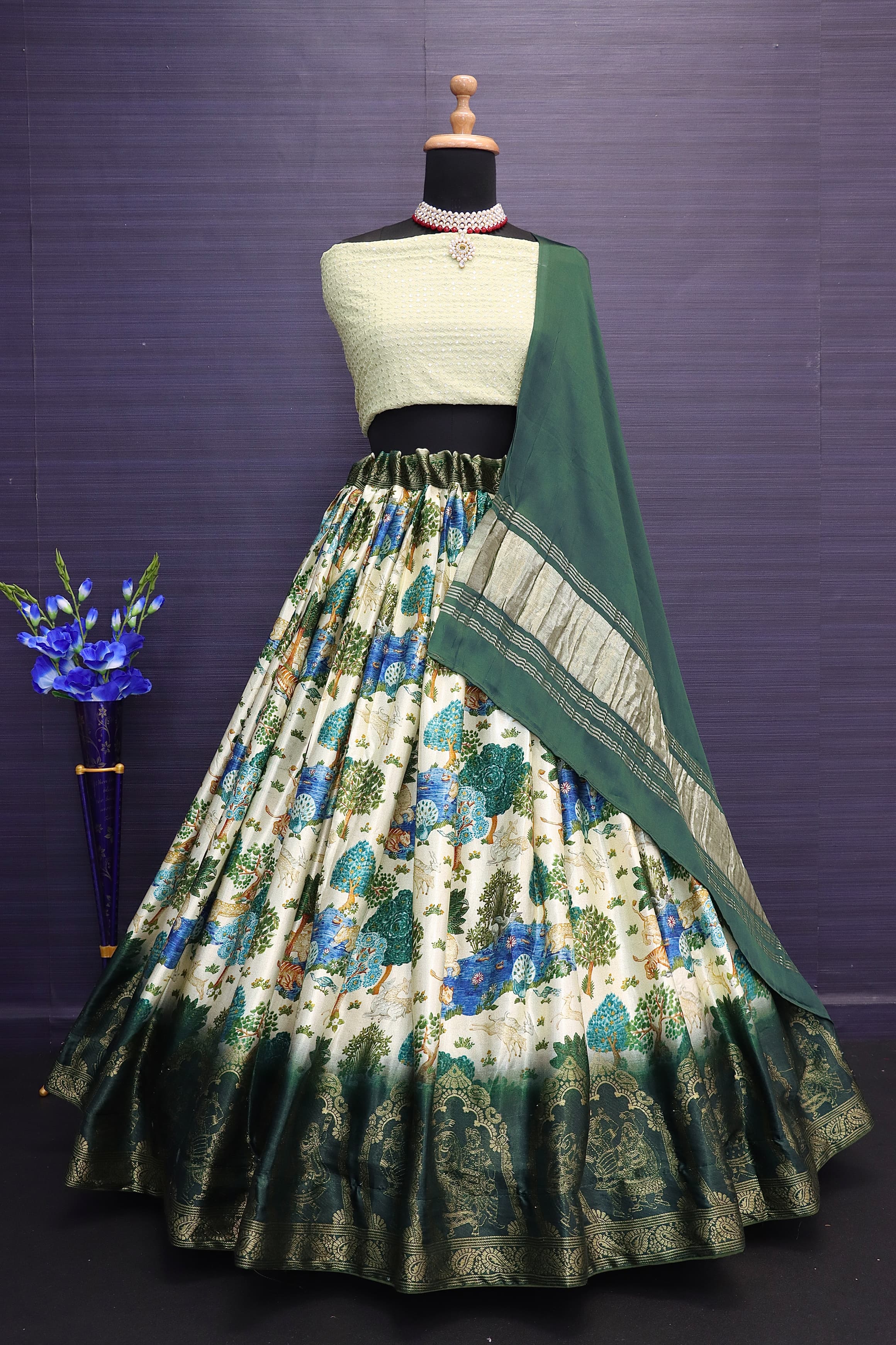 Rajwadi sale lehenga choli