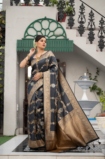 Beautiful Designer Soft Banarasi Katan silk saree