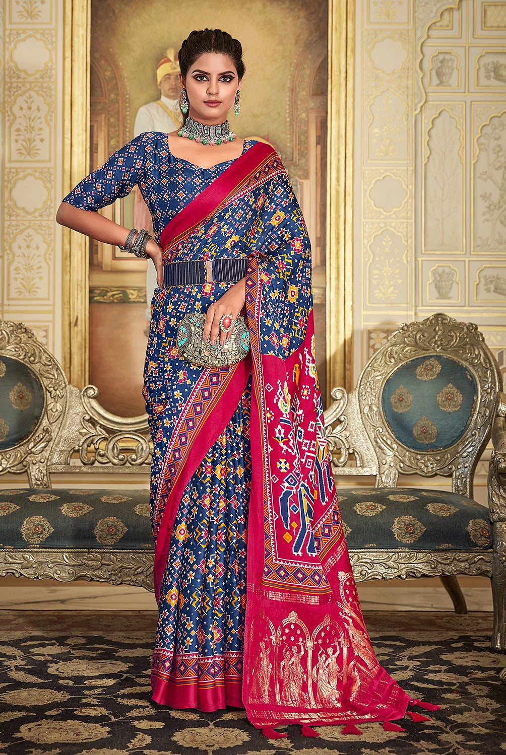 Beautiful Designer Pure Gaji Silk Saree