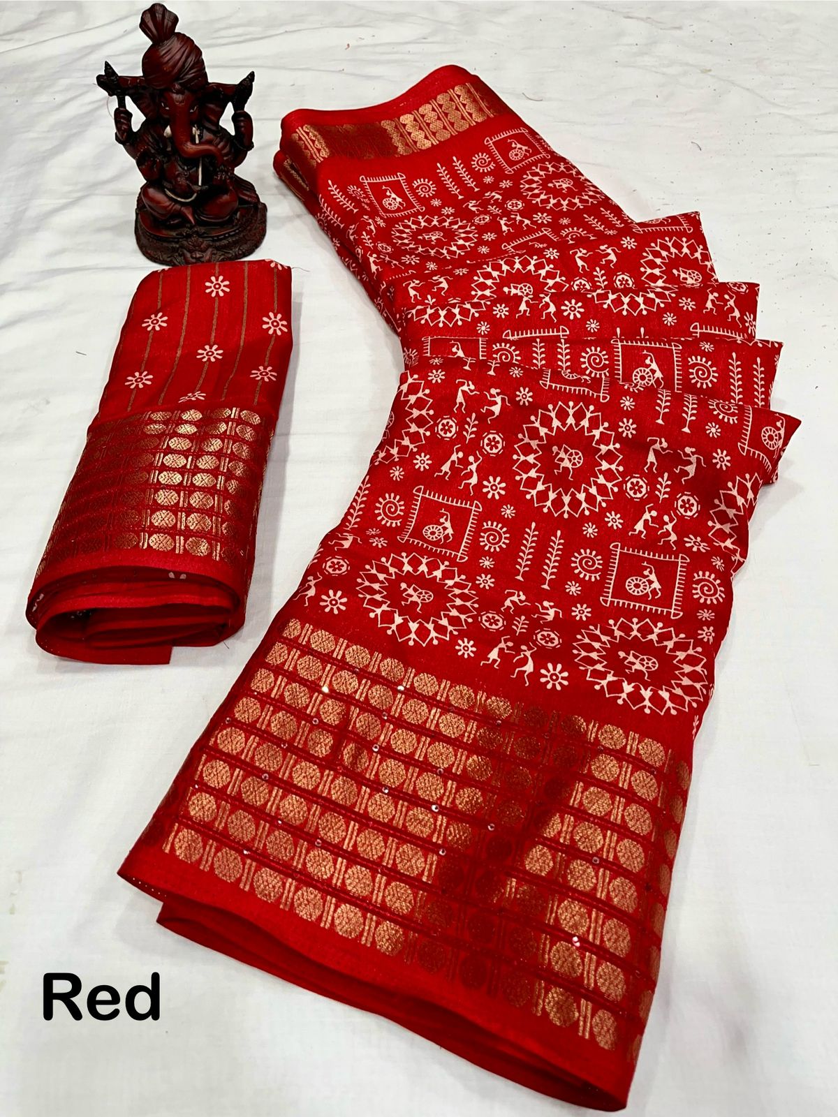 Beautiful Designer Special Kalamkari Dola Silk Saree