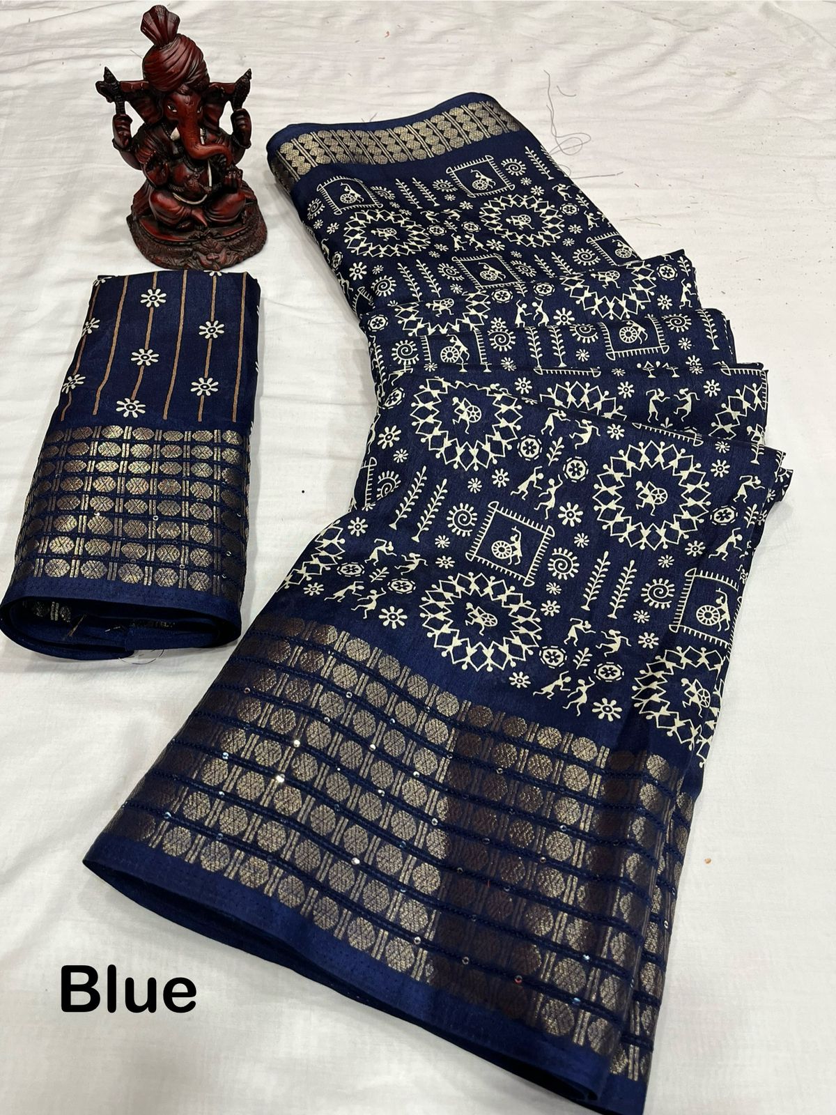 Beautiful Designer Special Kalamkari Dola Silk Saree