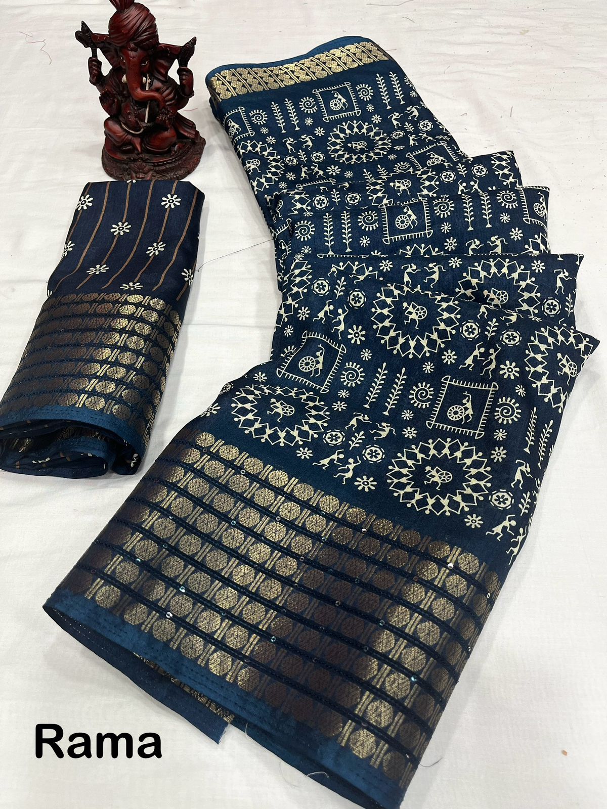 Beautiful Designer Special Kalamkari Dola Silk Saree