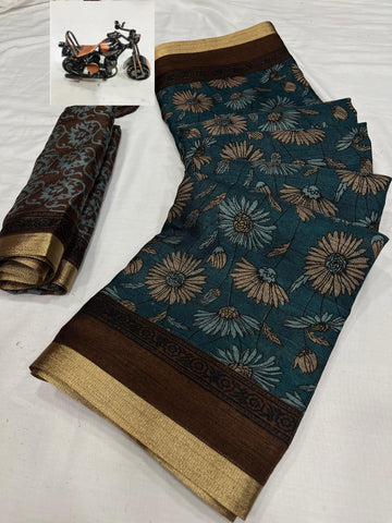 Party Wear Pure Viscouse Antique Desgine Dola Silk Saree