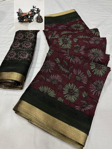 Party Wear Pure Viscouse Antique Desgine Dola Silk Saree