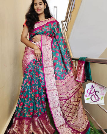 Party Wear Pure Viscouse Dola Binny Crepe Silk Saree