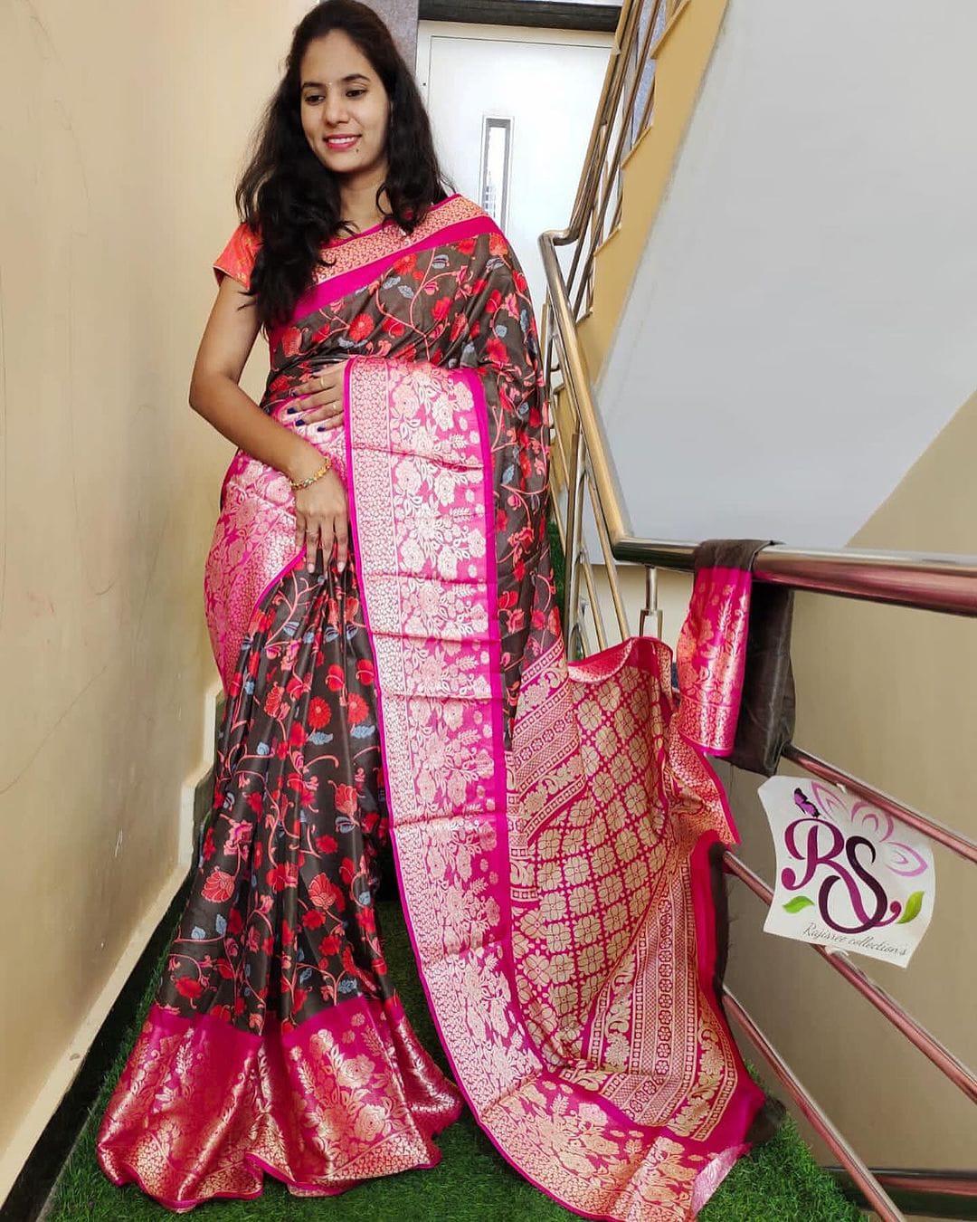 CS *Trendy Semi Binny crepe silk Sarees... - Rajam's Boutique | Facebook