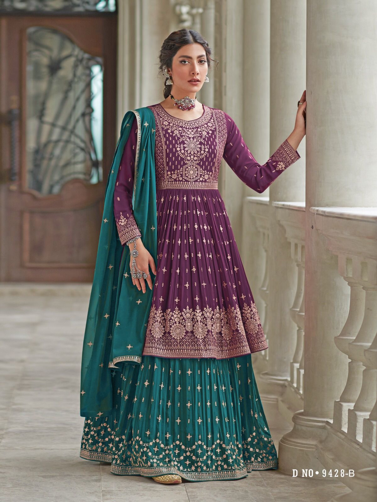 Beautiful Designer Radhika Series 9428-9432 Real Georgette Suit