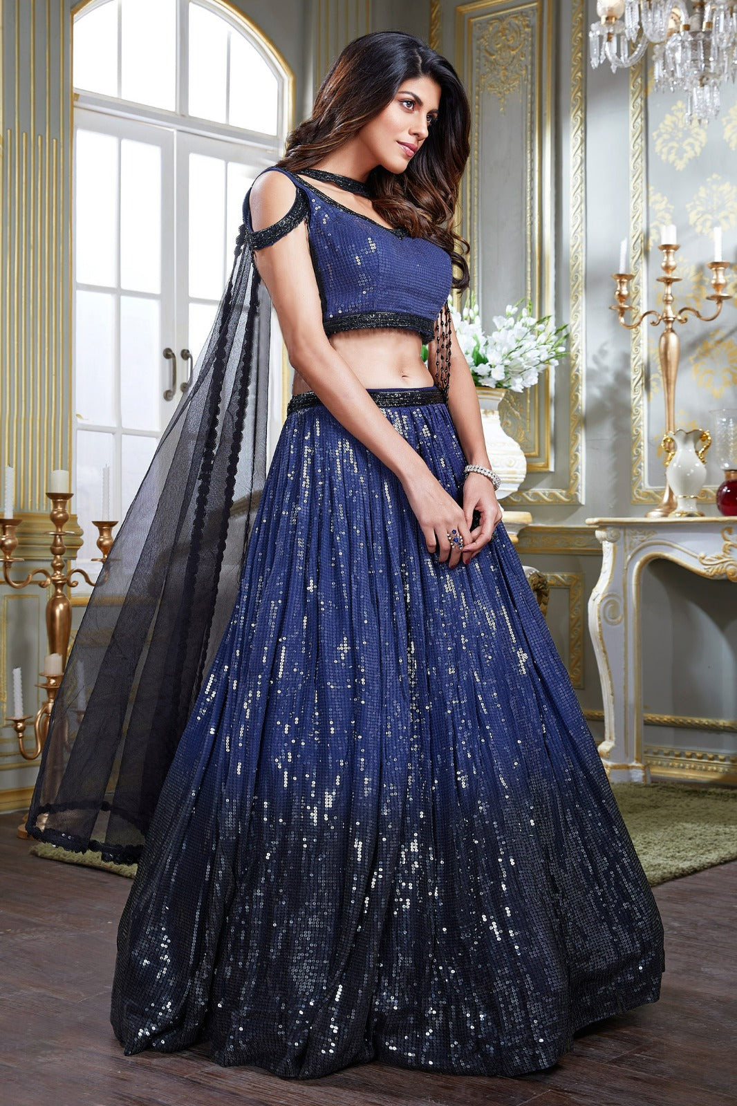 Georgette lehenga choli best sale