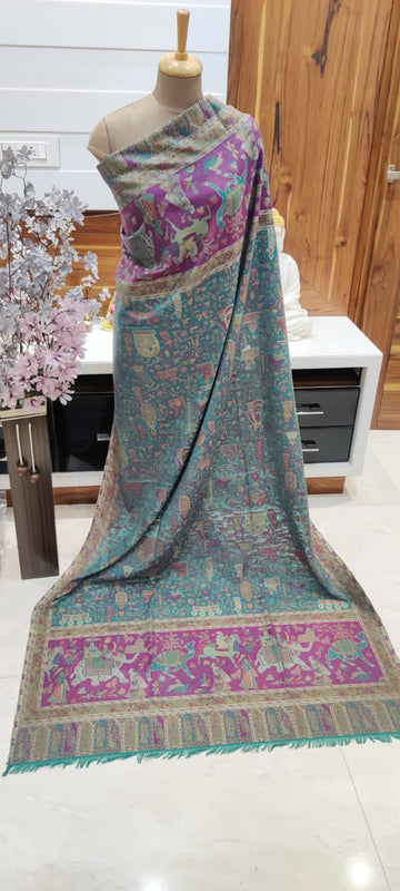 Winter Special Pashmina Wool Kashmiri Kani Men's Shawls