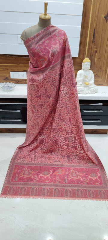 Winter Special Pashmina Wool Kashmiri Kani Men's Shawls