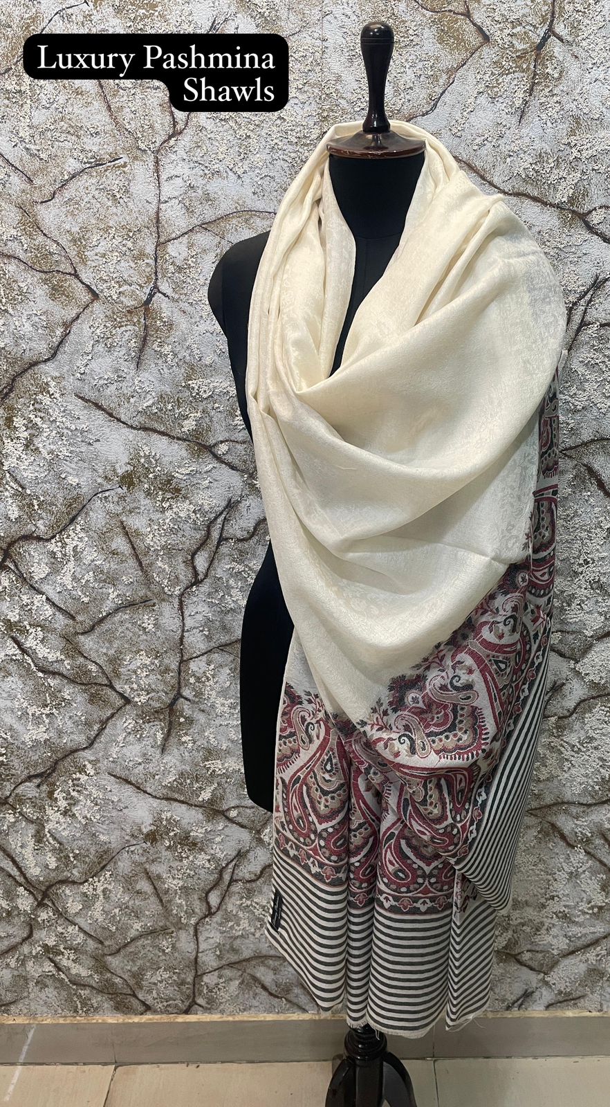 Winter Special Kashmiri Pashmina Wool Shawls