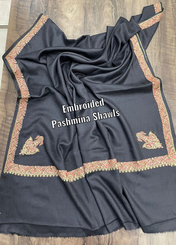 Beautiful Desigenr Pure Soft Wool Pashmina Shawls