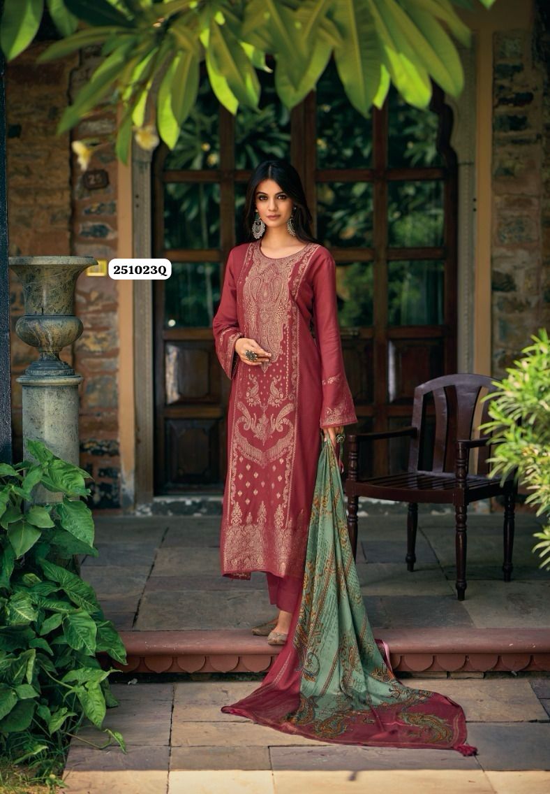 Beautiful Designer Pure Viscose Pashmina Salwar Suite