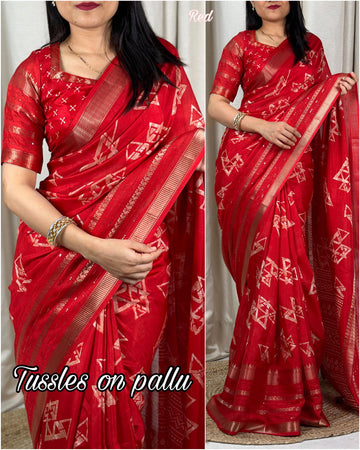 Beautiful Designer Komal Kalamkari Print Saree