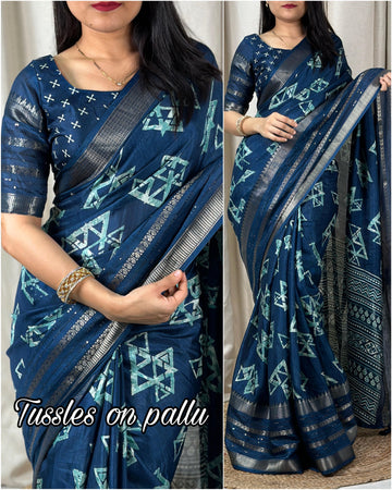 Beautiful Designer Komal Kalamkari Print Saree