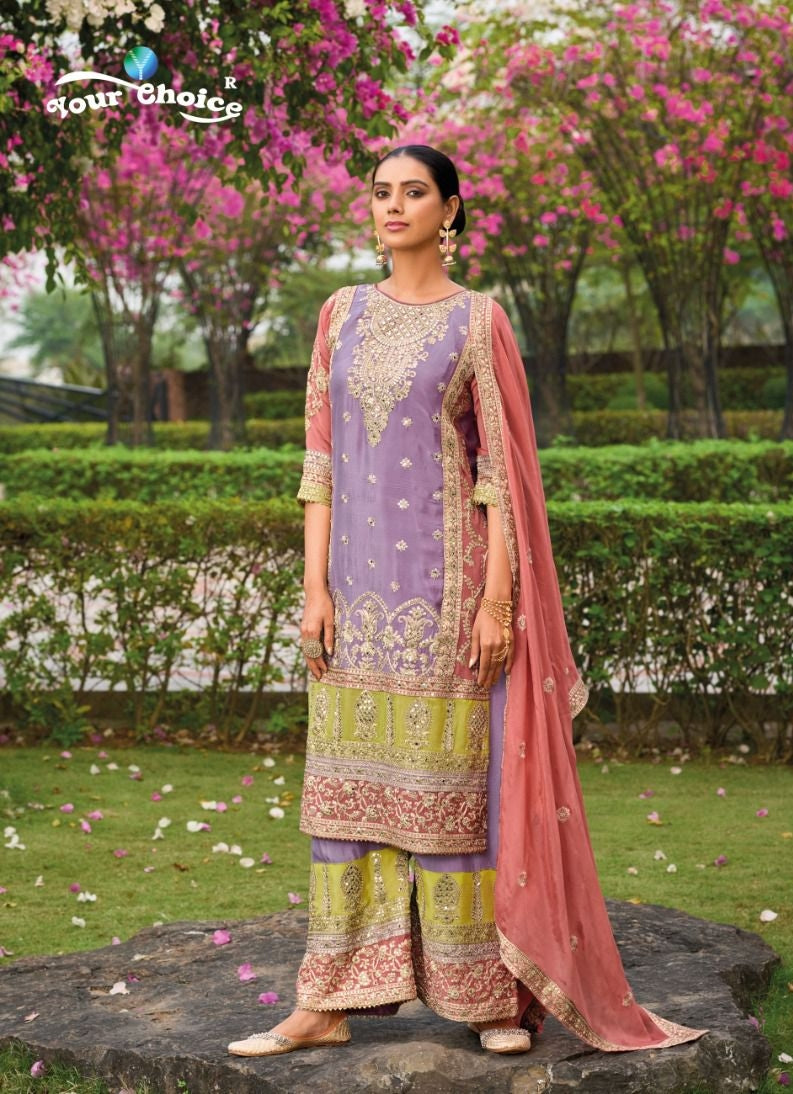 Your Choice Galaxy 2 Chinnon Designer Salwar Suits (2795x02)