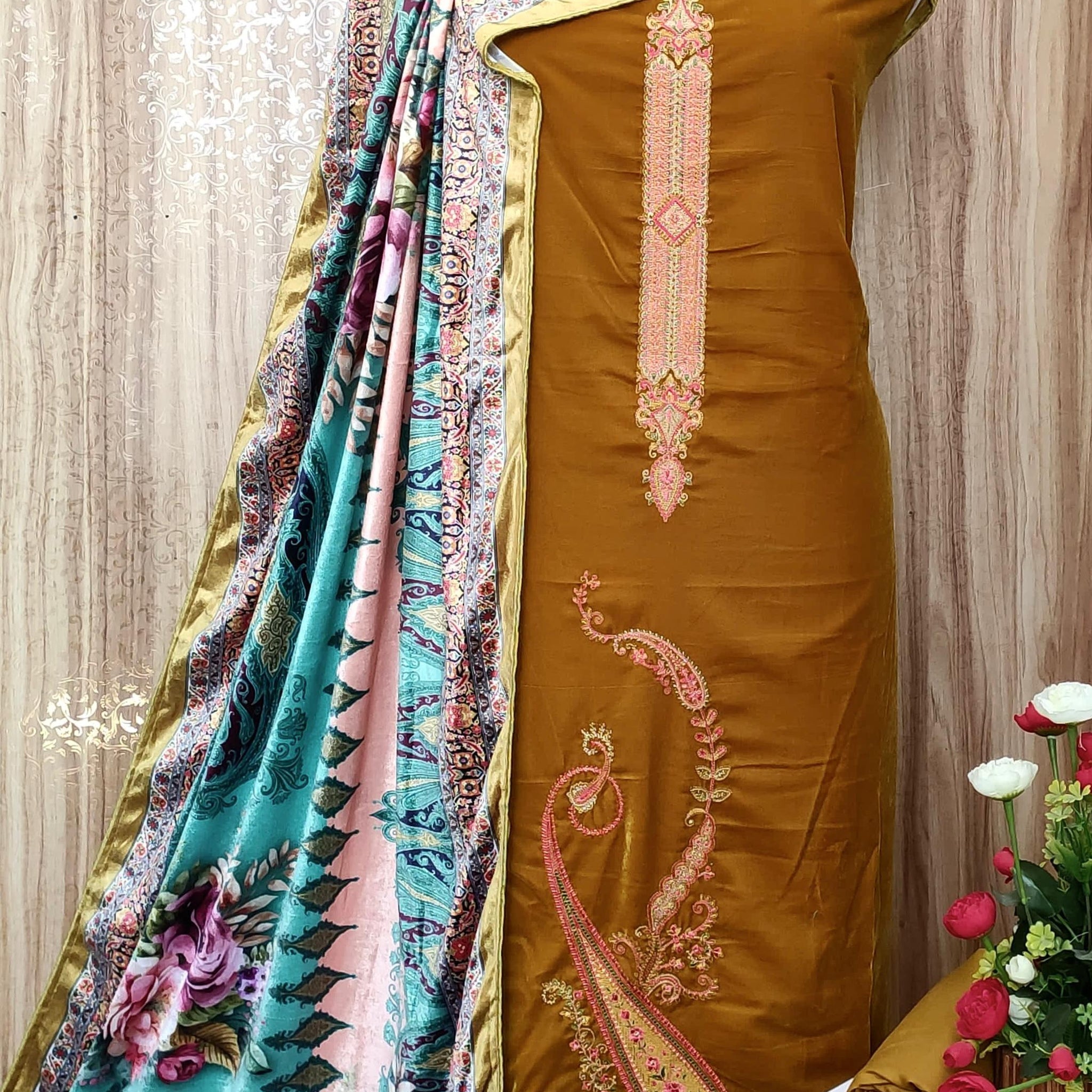 Beautiful Designer Winter Special Pure Velvet Salwar Suit