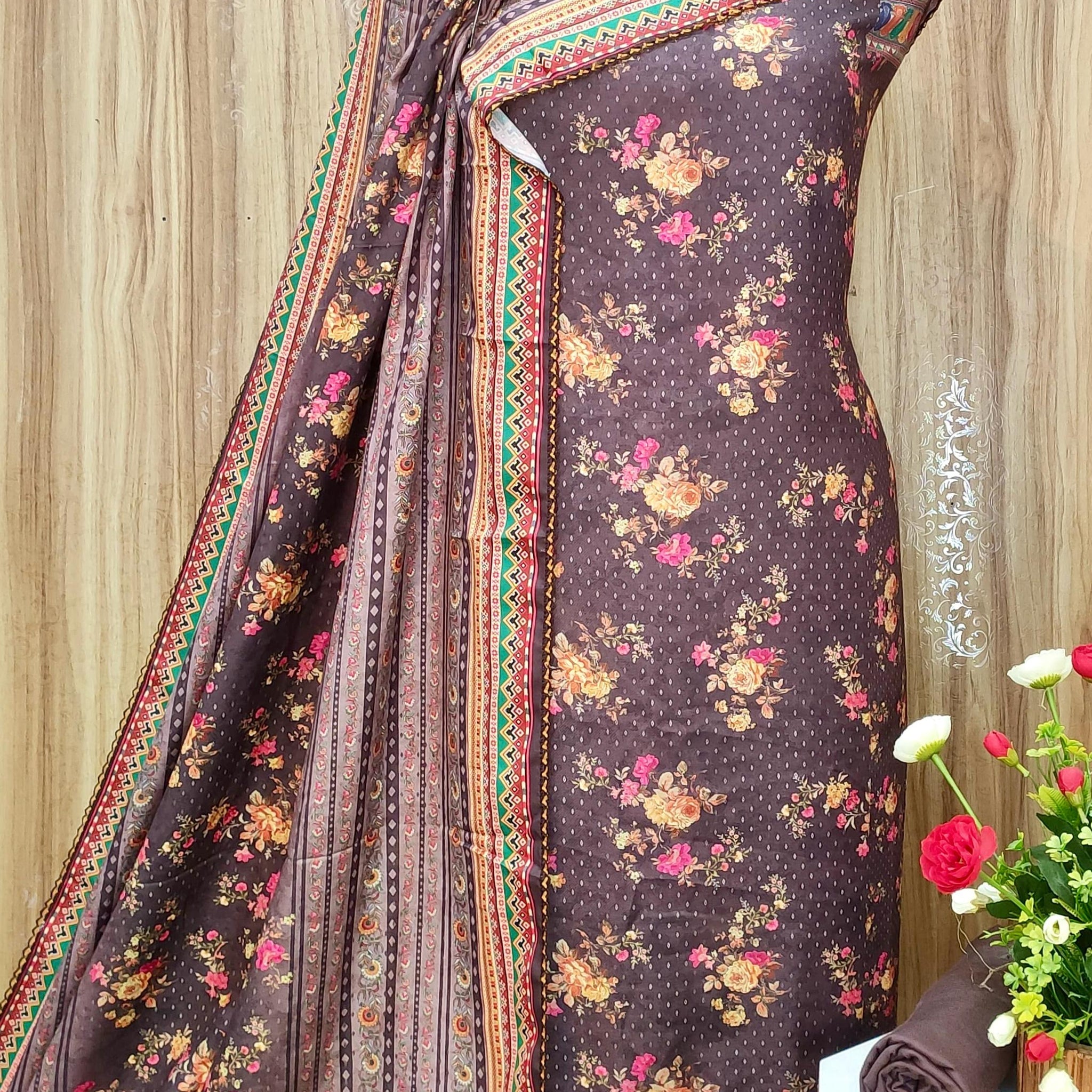 Beautiful Designer Pure Pashmina Salwar Suit