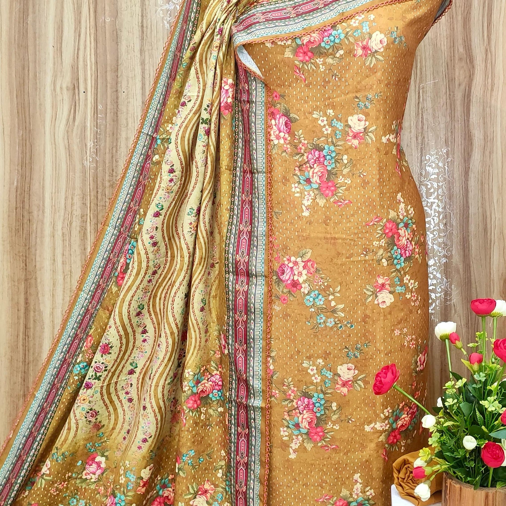 Beautiful Designer Pure Pashmina Salwar Suit