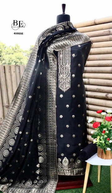 Beautiful Designer Pure Viscose Dola Silk Salwer Suit