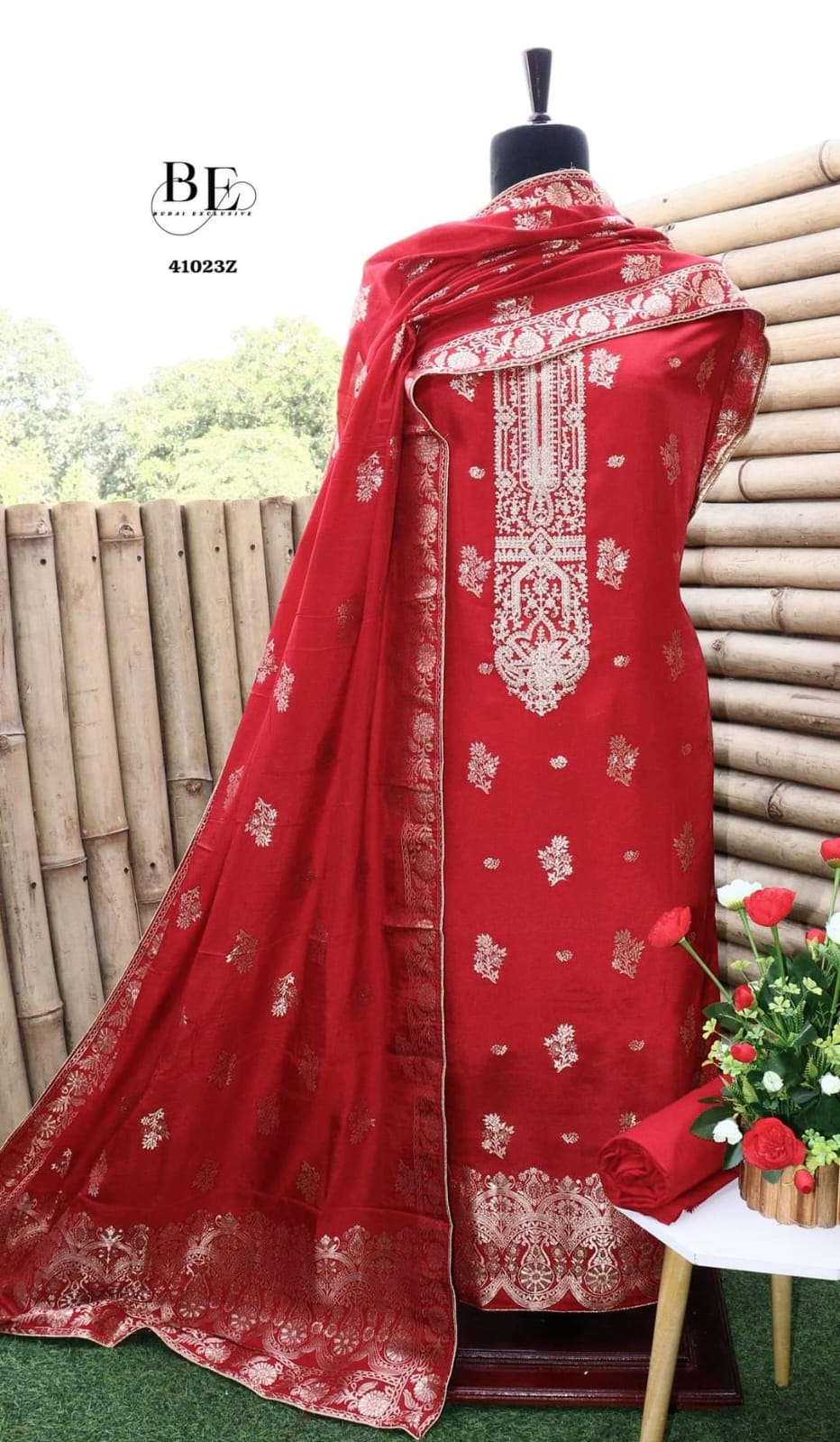 Beautiful Designer Pure Viscose Dola Silk Salwer Suit