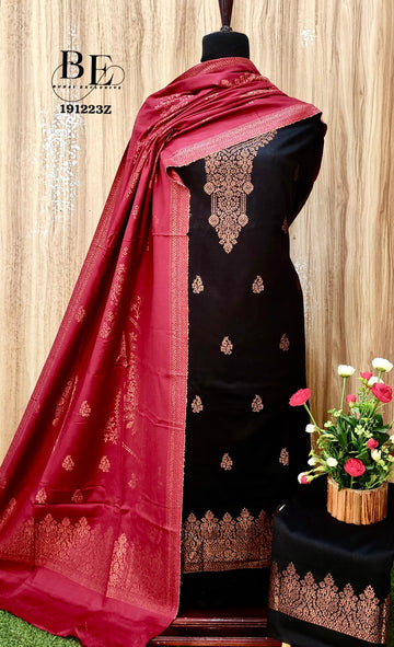 Beautiful Designer Pure Pashmina Salwer Suit