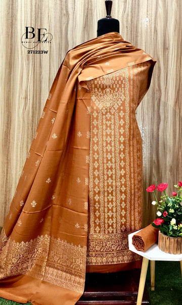 Beautiful Designer Pure Pashmina Salwer Suit