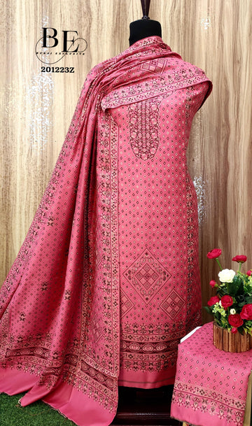 Beautiful Designer Pure Pashmina Salwer Suit