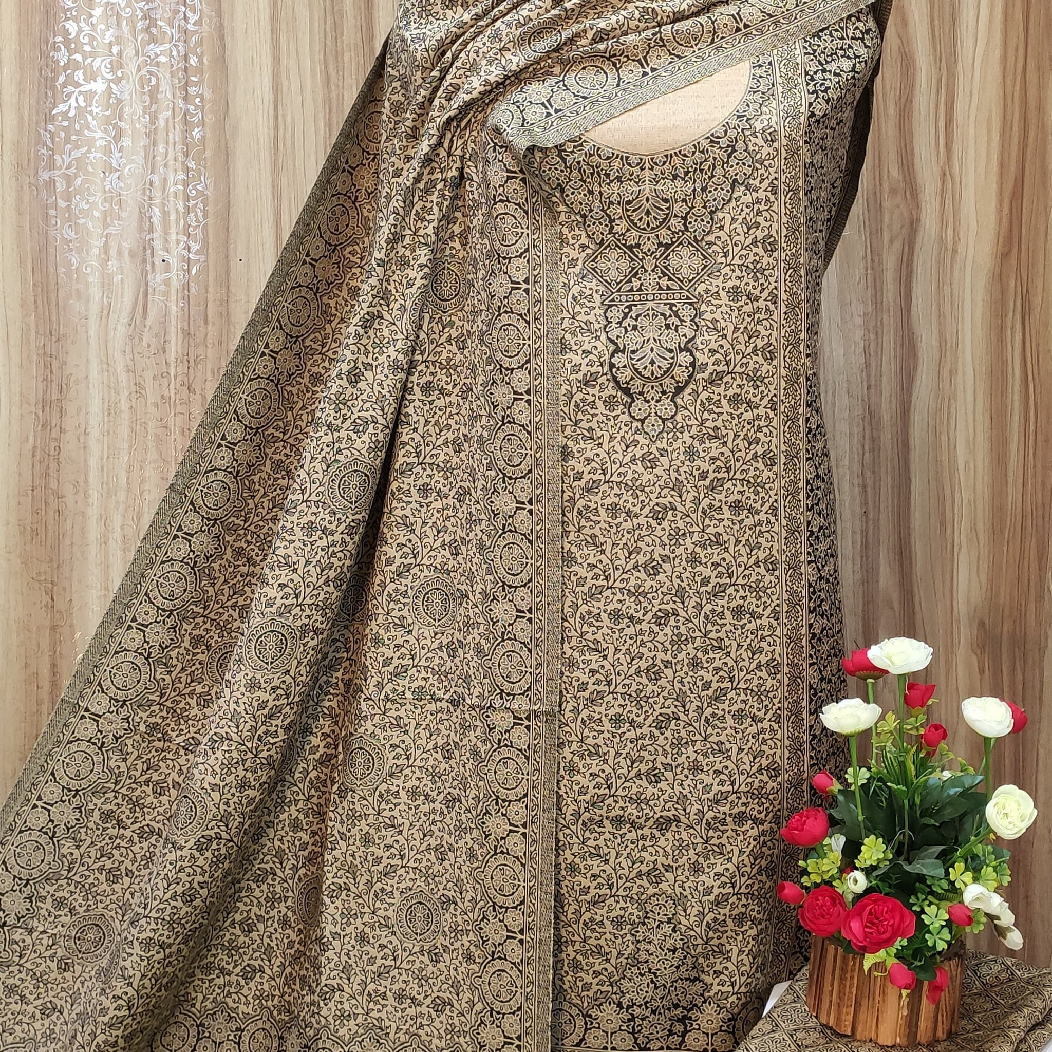 Beautiful Designer Pure Pashmina Salwer Suit