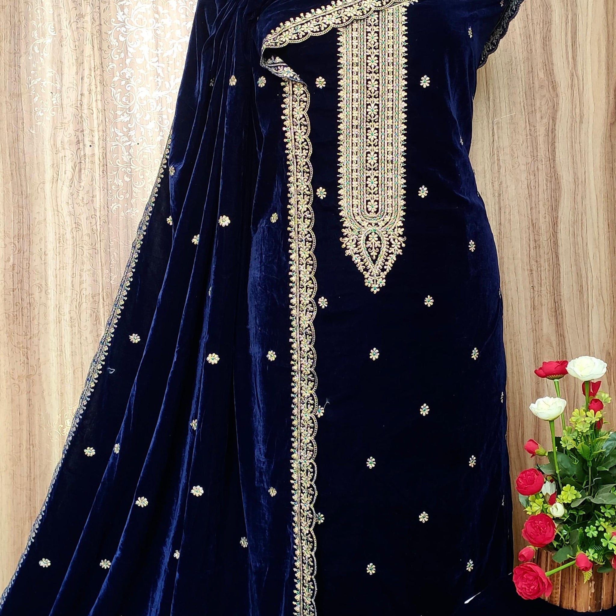 Beautiful Designer Pure Pure Velvet Salwer Suit