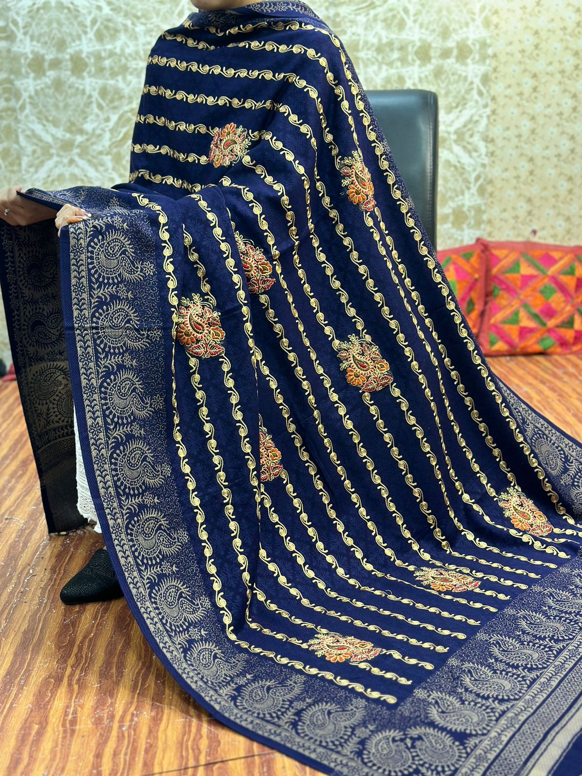 Beautiful Designer pure Pashmina Shawls