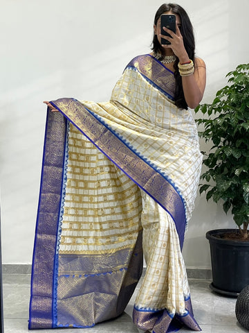 Beautiful Designer Soft Silk Pattu Gadwal Saree