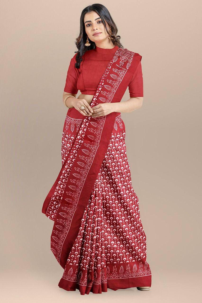 Beautiful Designer Soft Pure Cotton Saree