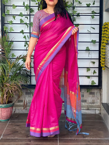 Beautiful Designer Naaz Soft Cotton Saree