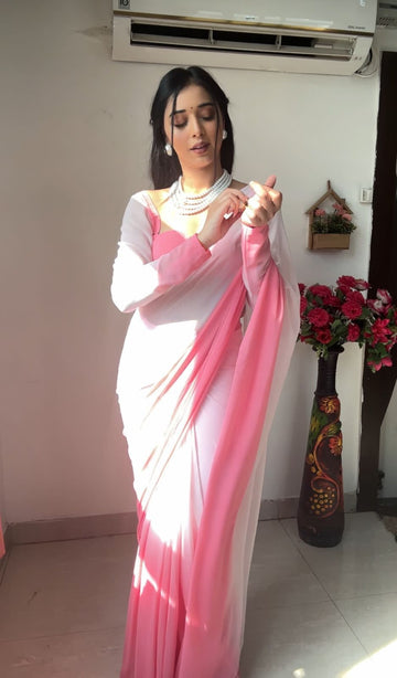 Beautiful Aliya One Minute Ready To Wear Saree