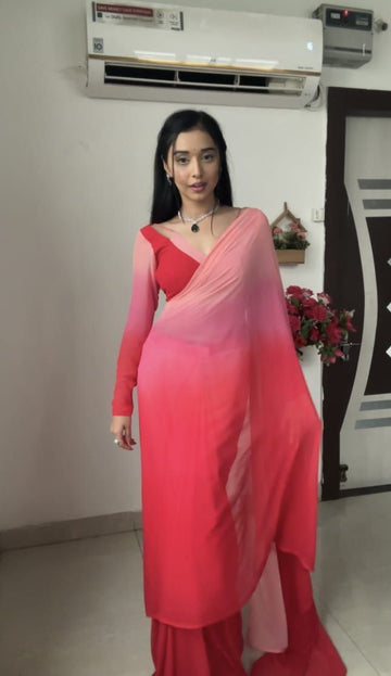 Beautiful Aliya One Minute Ready To Wear Saree