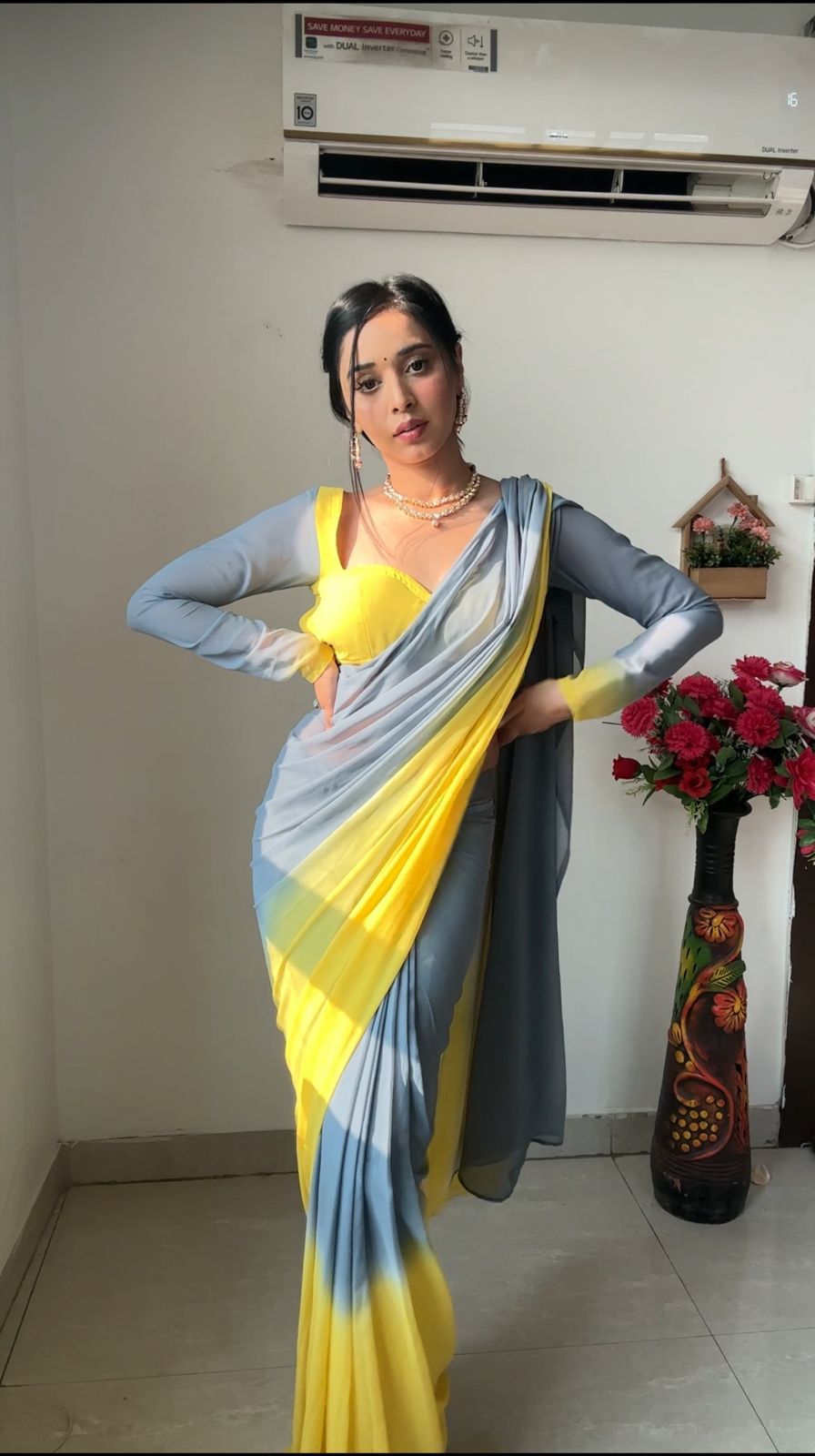 Beautiful Aliya One Minute Ready To Wear Saree