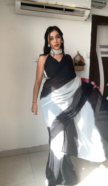 Beautiful Aliya One Minute Ready To Wear Saree