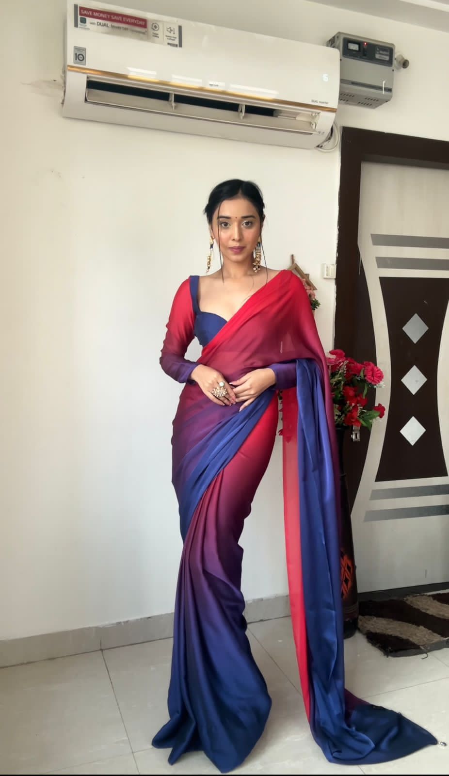 Beautiful Aliya One Minute Ready To Wear Saree