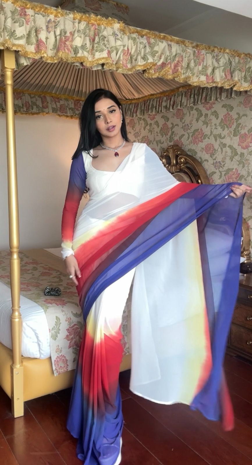 Beautiful Aliya One Minute Ready To Wear Saree