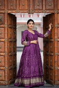 Beautiful Designer Ready To Wear Bandhej Print Gown - Anant Tex Exports Private Limited