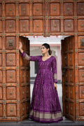 Beautiful Designer Ready To Wear Bandhej Print Gown - Anant Tex Exports Private Limited